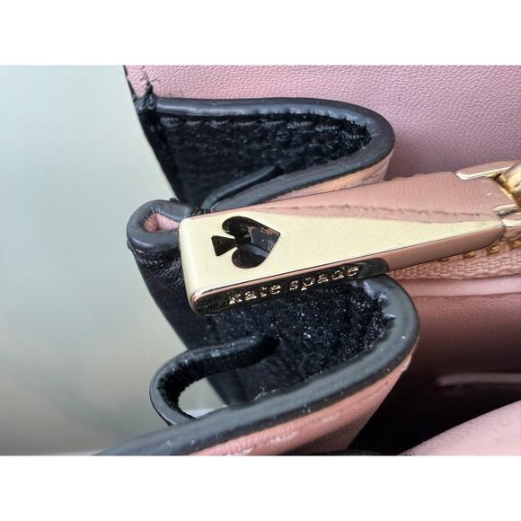 Kate Spade Hayes Large Satchel | Structured Leather Handbag | Classic Work Tote - Picture 3 of 11